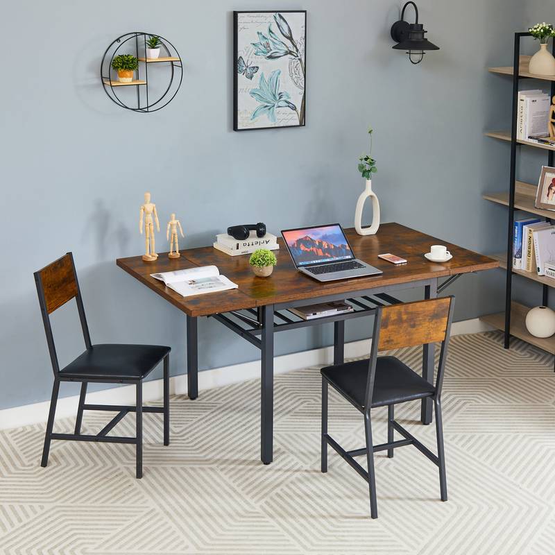 Rustic Charm Folding Dining Table