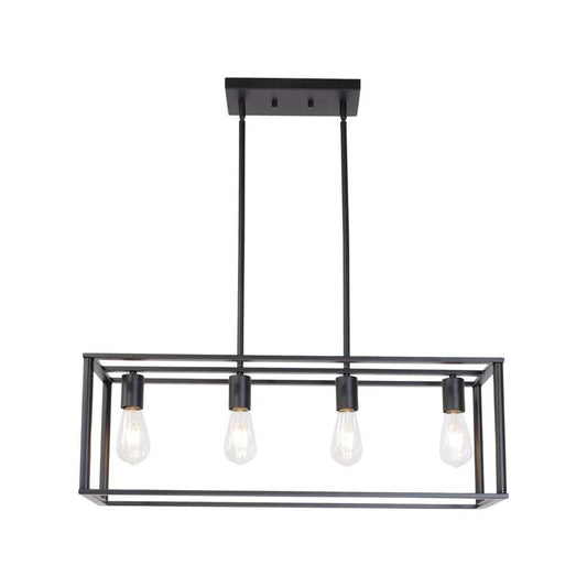 Vintage Industrial Rectangle Pendant Light