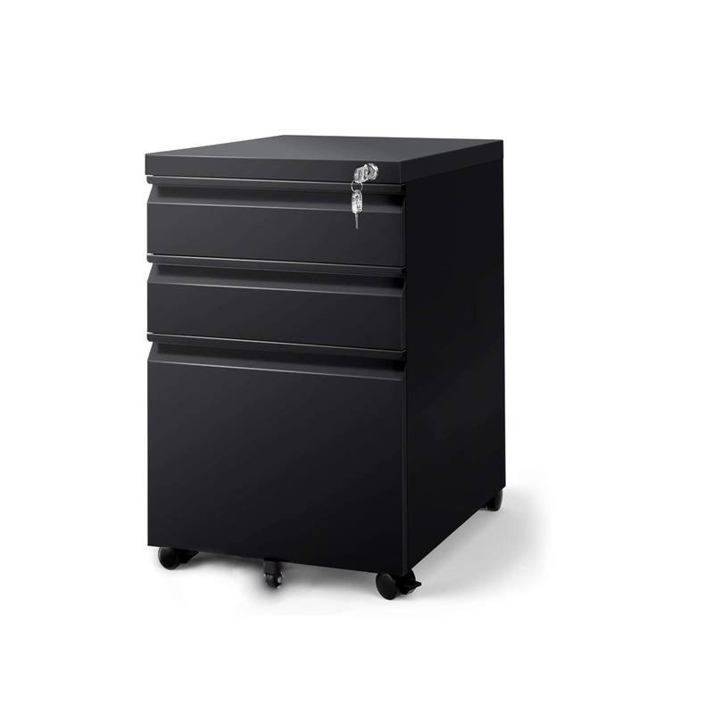 Locking Rolling File Cabinet – Secure & Mobile Storage Solution for Your Office