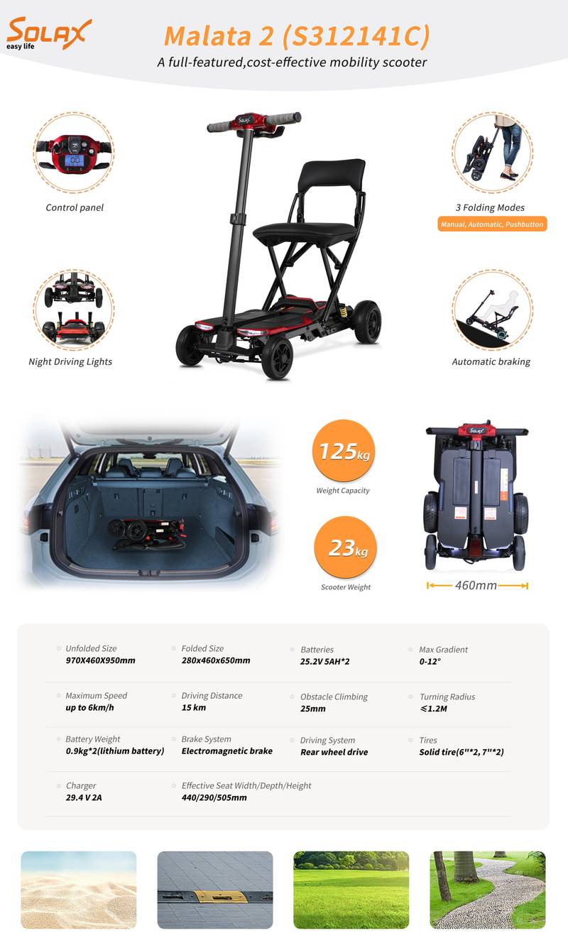 EZ Fold Mobility Scooter - Lightweight & Compact for Easy Travel