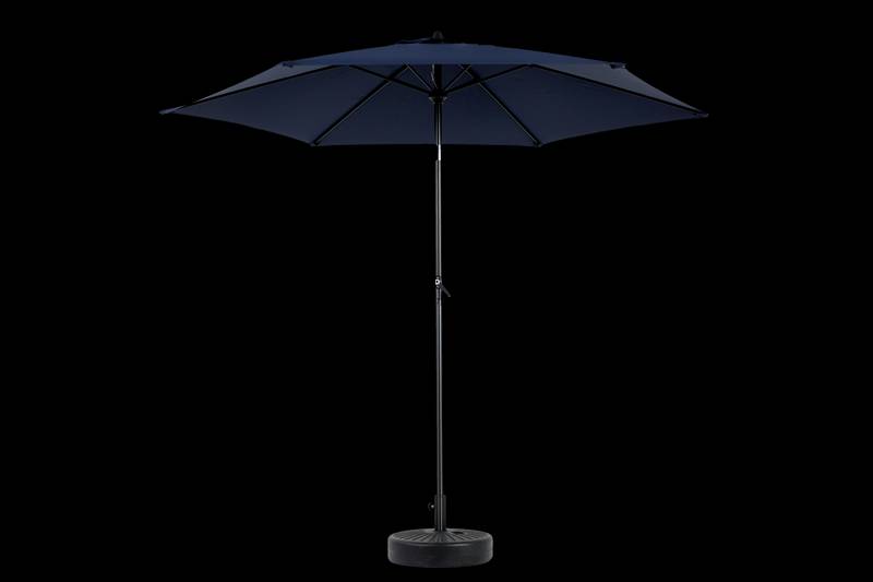 Navy Blue Patio Umbrella with Easy Tilt and Crank