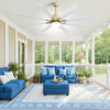 Stylish Ceiling Fan with LED Light and Remote Control