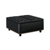 Chic Storage Ottoman with Stylish Footrest