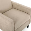 Luxe Linen Push-Back Chair