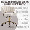 Chic Velvet Swivel Desk Chair