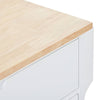 Stylish Kitchen Cart with Wood Top & Easy-Glide Drawers