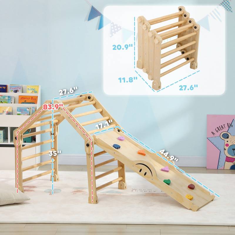 Adventure Playset: Colorful Indoor Climbing Fun for Toddlers