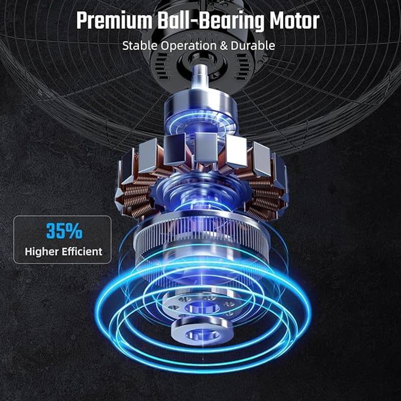 PowerUp Wall-Mount Fan