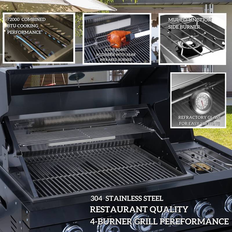 Ultimate Outdoor BBQ Island with Wine Cooler & Storage