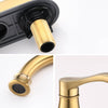 Swivel Elegance Bathroom Faucet with Pop-Up Drain - Brushed Gold
