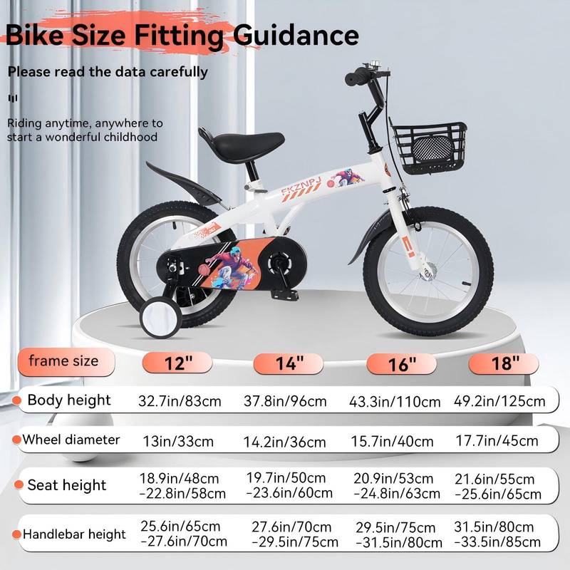Adventure Kid Bike - Sporty Design with Training Wheels