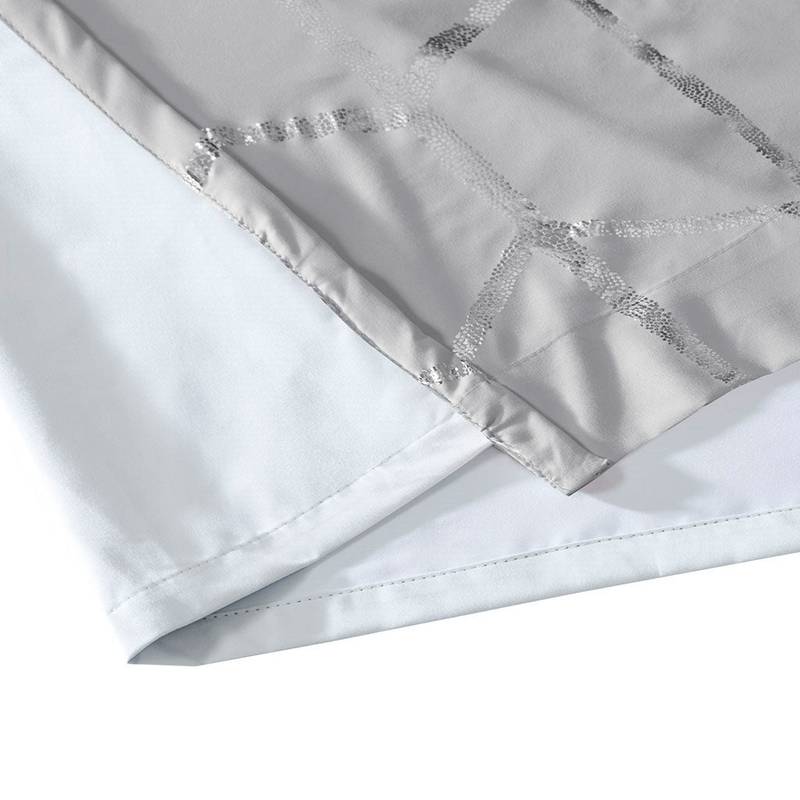 Light-Blocking Metallic Grommet Curtain Panel