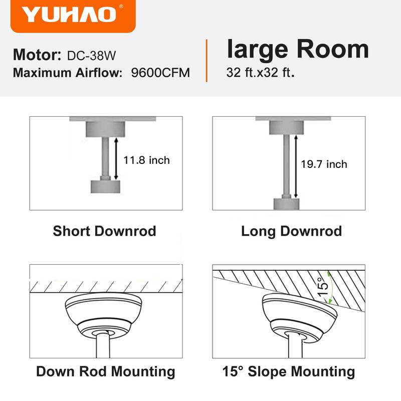 Charming Farmhouse Ceiling Fan for Your Dining Room