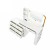 Sleek White 8-Drawer Dresser - Stylish Storage Solution for Your Bedroom