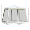 Cozy Shade Canopy Tent with Mesh Walls