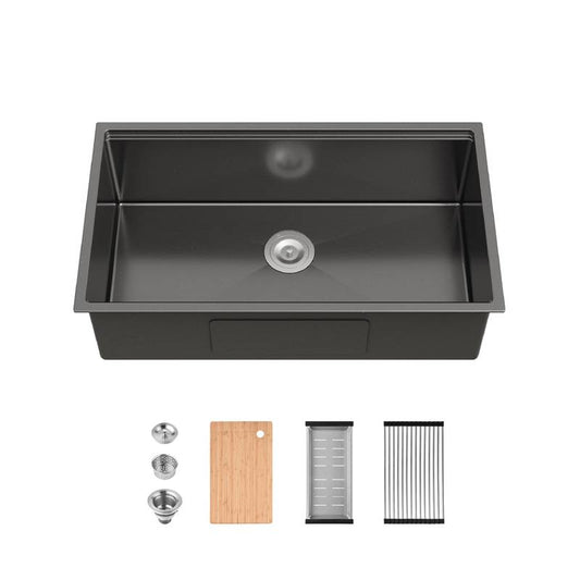 Chef's Dream Undermount Sink with Cutting Board & Colander