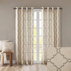 Fretwork Grommet Curtain Panel