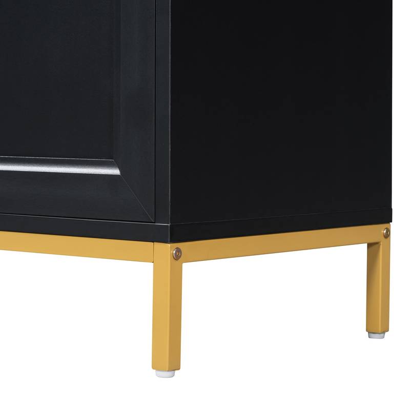 Stylish Black Sideboard with Ample Storage