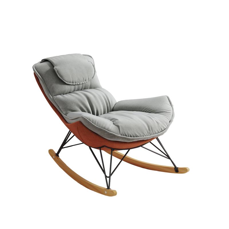 Cozy Rocking Chair - Light Green Luxe Comfort