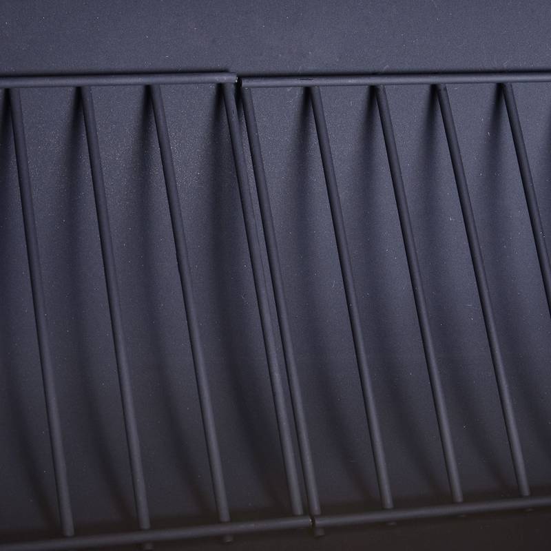 Outsunny Portable Charcoal Grill & Smoker with Wheels