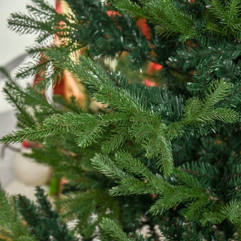 Evergreen Elegance: Realistic Hinged Christmas Tree