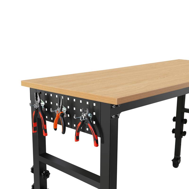 Versatile Rolling Workbench with Power Outlet