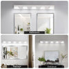 Sleek Chrome LED Vanity Light - Perfect for Your Bathroom!