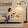 Chic Arc Floor Lamp with Remote - Stylish LED Design for Any Room