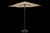 Sunny Haven Patio Umbrella – Tilting & Cranking Khaki Shade