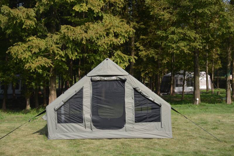 Easy Set-Up Inflatable Camping Tent: The Ultimate All-Weather Glamping Experience!