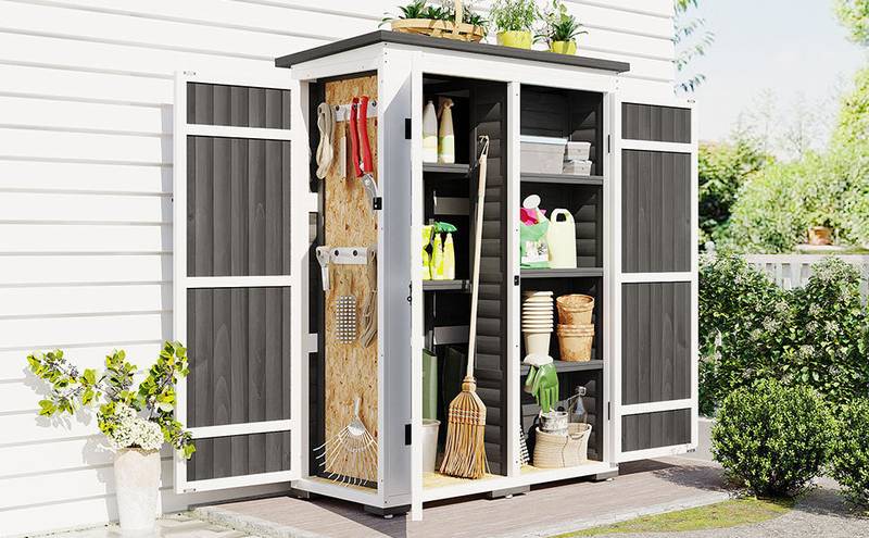 Garden Guard: Stylish Outdoor Storage Shed