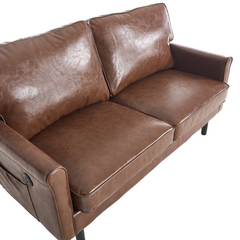 Cozy USB Loveseat Sofa