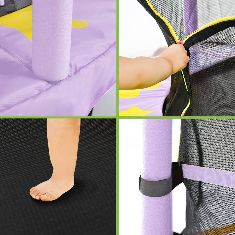 JumpSafe Kids Trampoline - Fun & Secure Playtime!