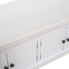 Cozy Shoe Storage Bench with Cushioned Seat