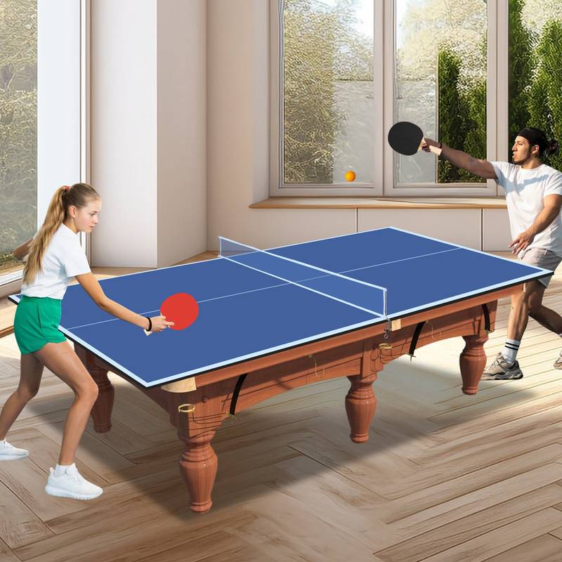 Blue Foldable Ping Pong Table Top for Indoor Fun