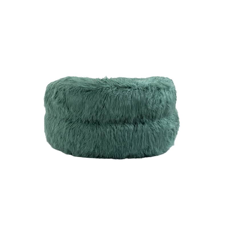 ChillNest Bean Bag Chair with Ottoman - Relax in Style! (Mint Green)