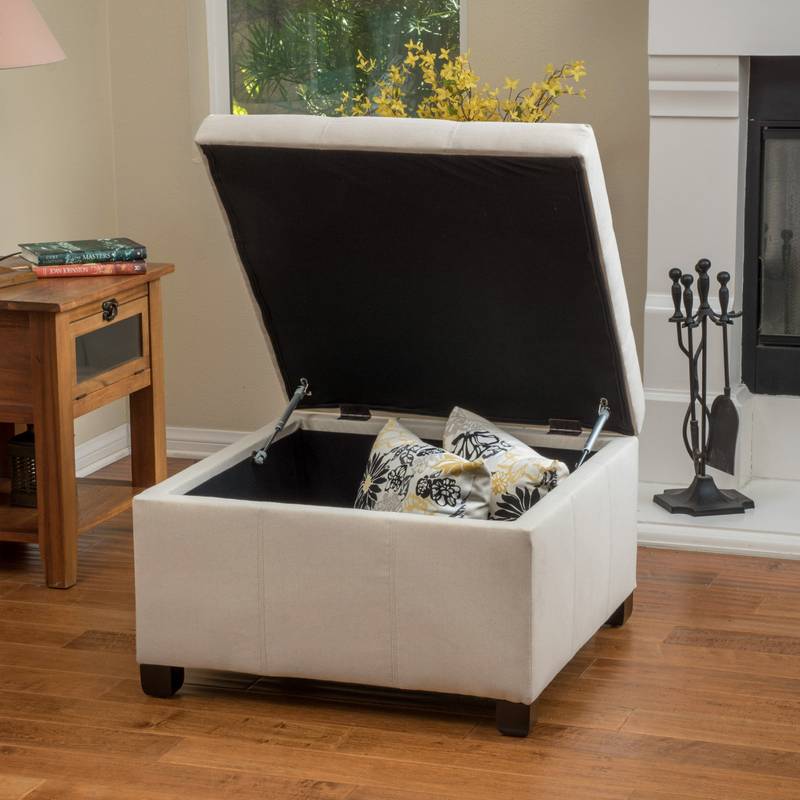 Cozy Chic Storage Ottoman