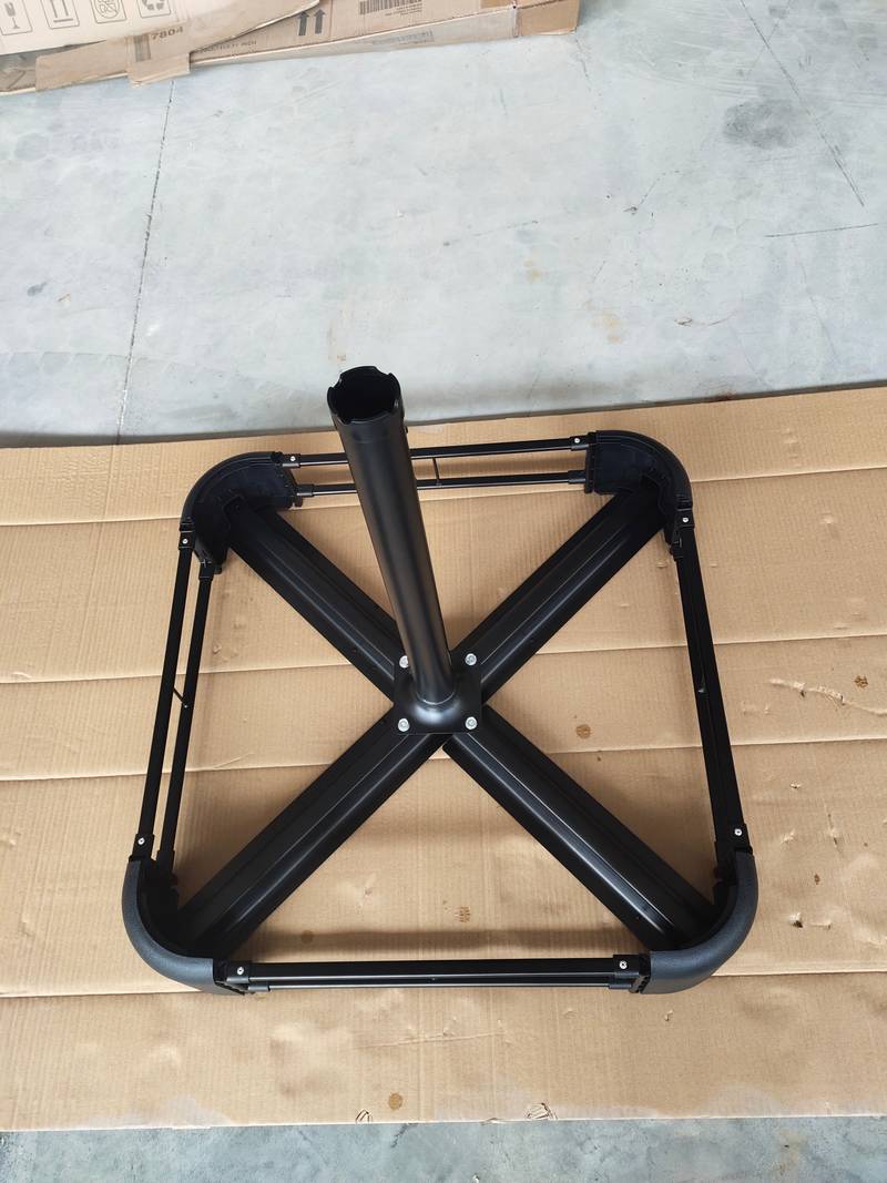 Vibrant Double-Sided Patio Umbrella with Base