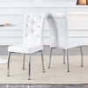 Chic Alligator Skin Dining Chairs with Crystal Accents