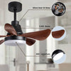 Cozy Breeze Flush Mount Ceiling Fan with Remote and Lights