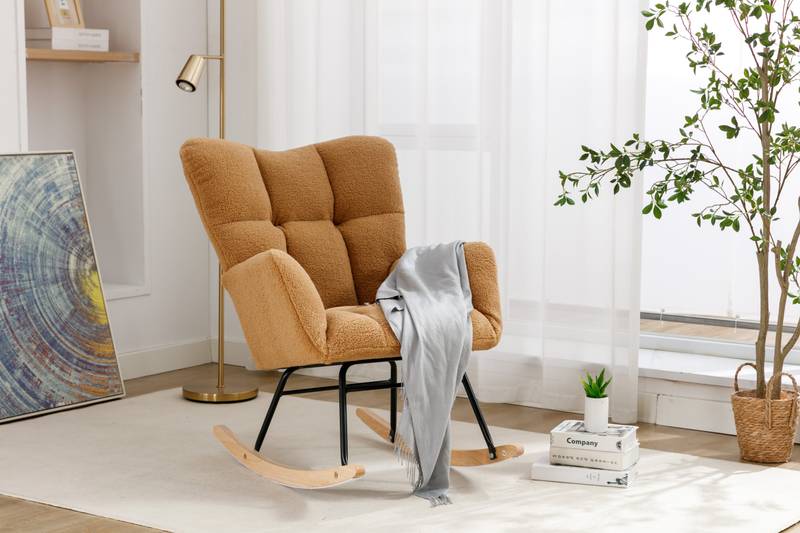 Cozy Teddy Rocking Glider Chair
