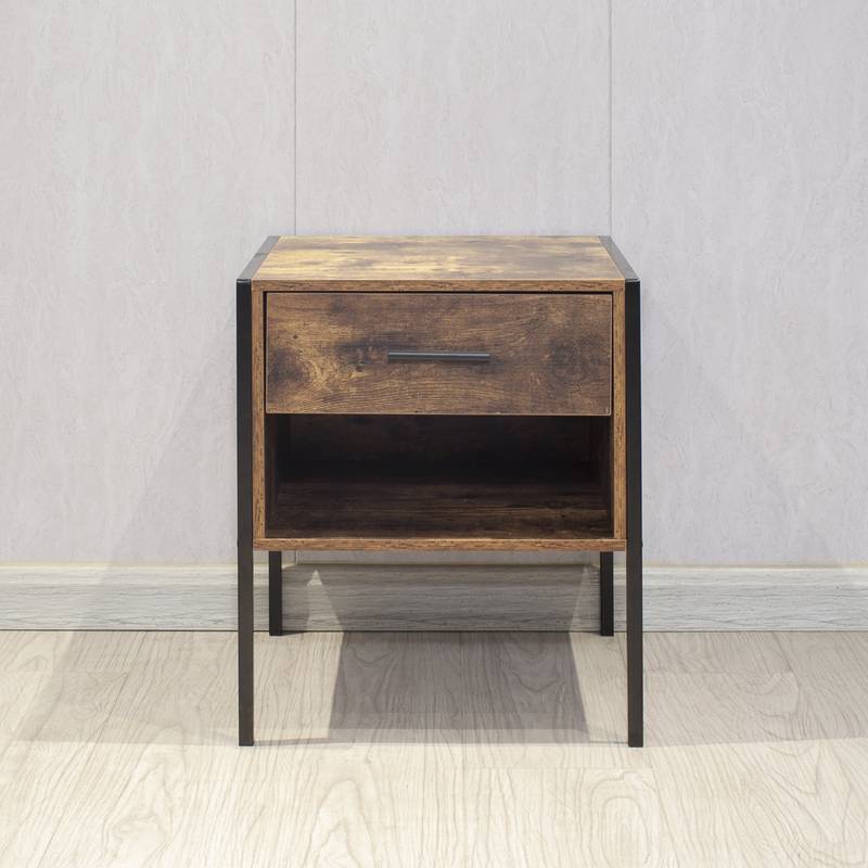 Industrial Chic Nightstand Duo