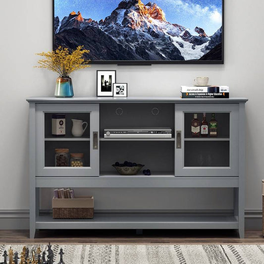 Chic Grey Buffet Sideboard