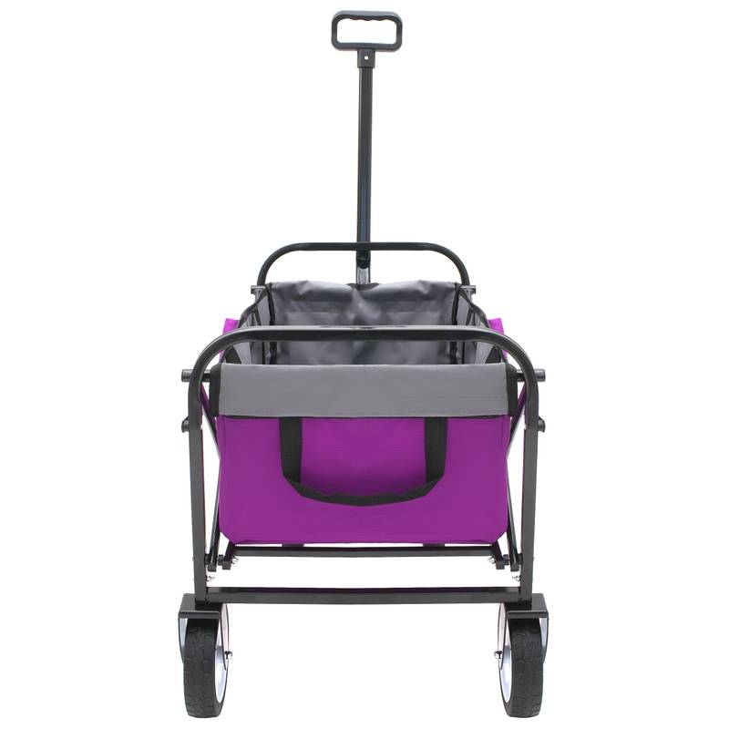 Purple Flexi Wagon: The Ultimate Collapsible Cart for All Your Adventures!