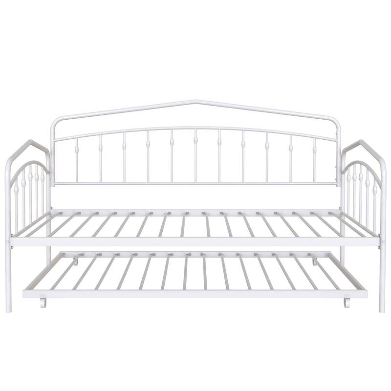 Fox Twin Daybed with Trundle - White Bliss