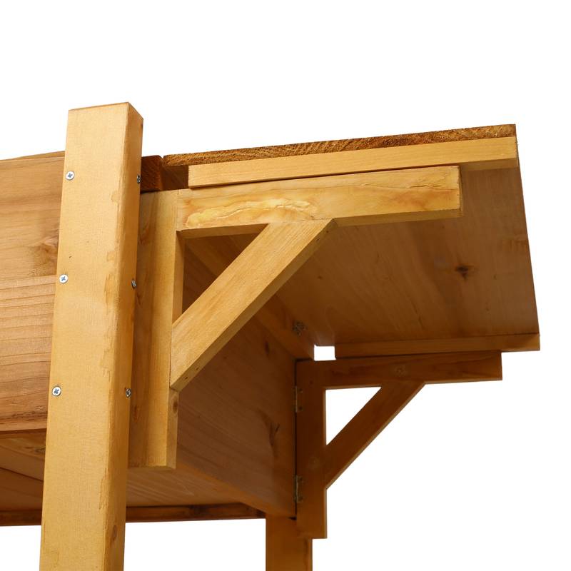 Garden Buddy Elevated Planter with Foldable Table & Storage