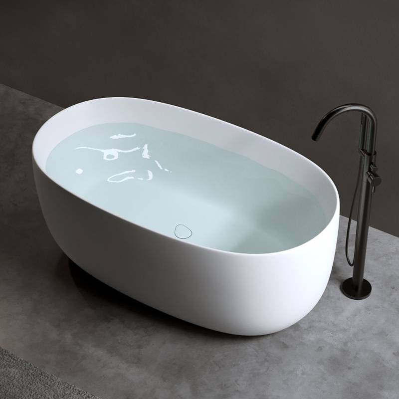 Chic Compact Resin Bathtub