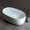 Chic Compact Resin Bathtub