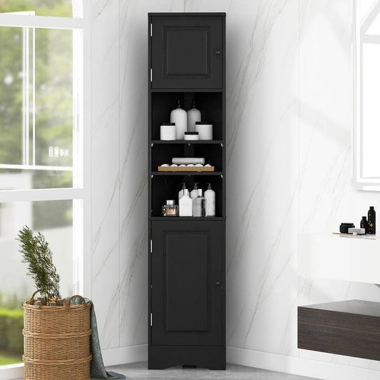 Stylish Corner Storage Cabinet for Bathroom