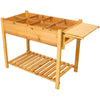 Garden Buddy Elevated Planter with Foldable Table & Storage